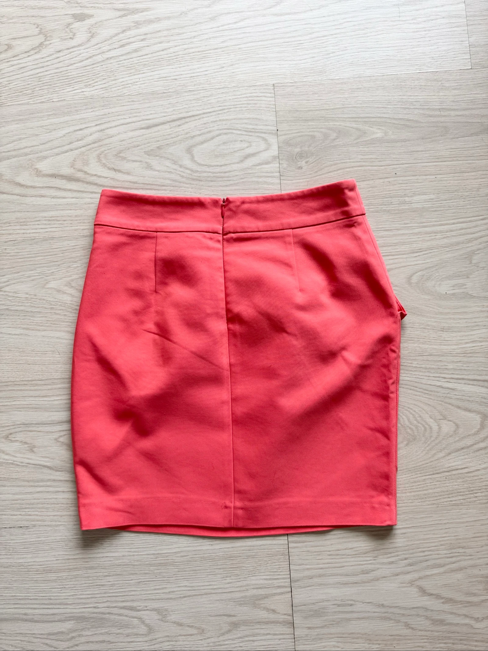 Zara coral mini skirt size 36 S – photo 5